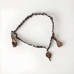 Vintage Sterling Silver 925 Charm‎ Bracelet Music Sports 7.5"